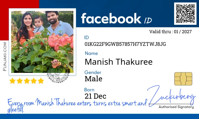 Facebook ID Card