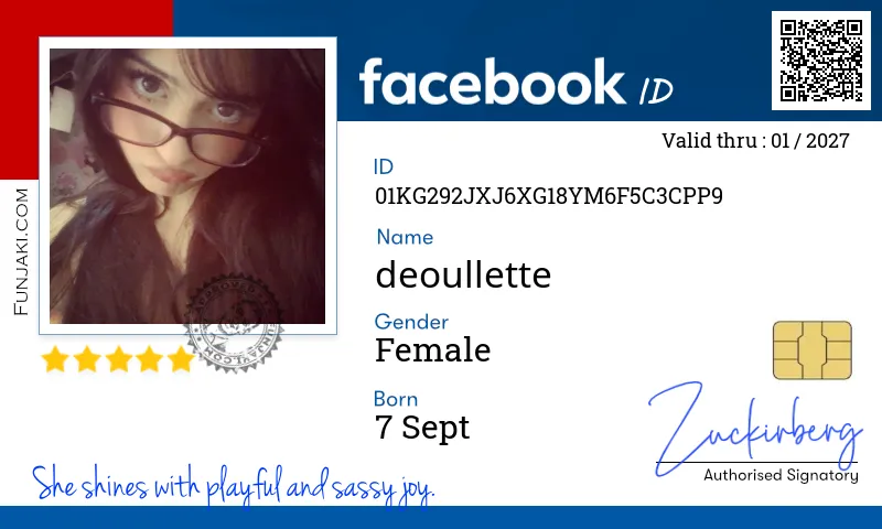Facebook ID Card