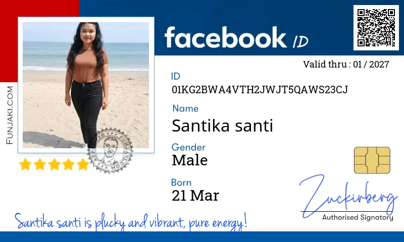 Facebook ID Card