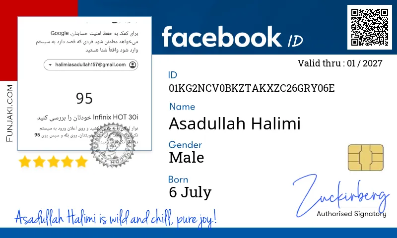 Facebook ID Card