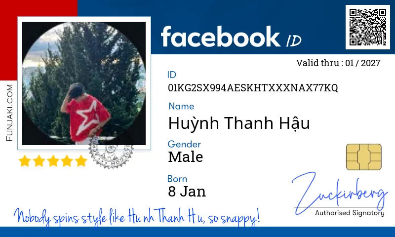 Facebook ID Card