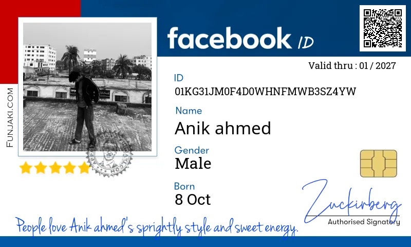 Facebook ID Card
