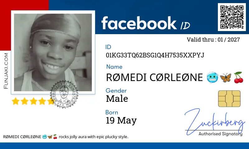 Facebook ID Card