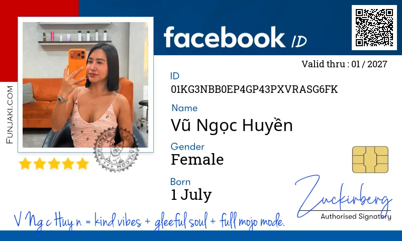 Facebook ID Card