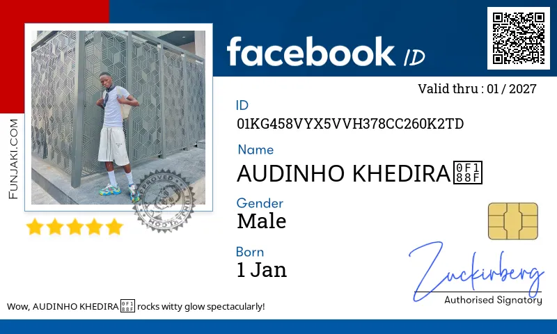 Facebook ID Card