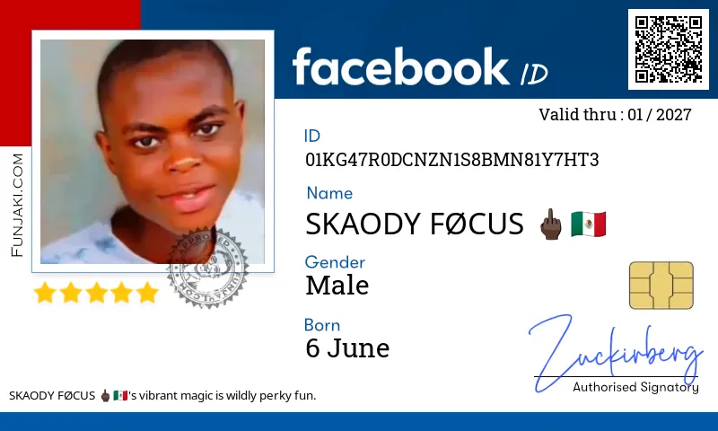 Facebook ID Card
