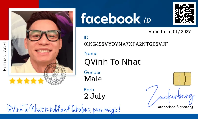 Facebook ID Card
