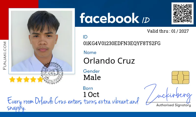 Facebook ID Card