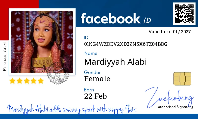 Facebook ID Card