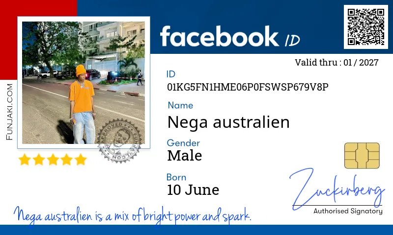 Facebook ID Card