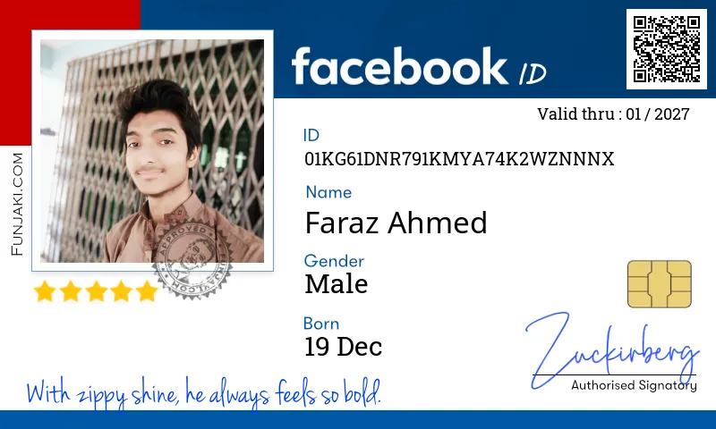 Facebook ID Card