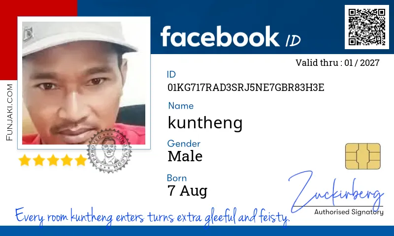Facebook ID Card