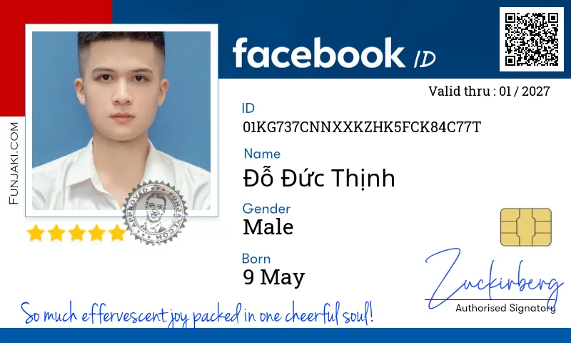 Facebook ID Card