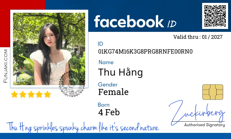 Facebook ID Card