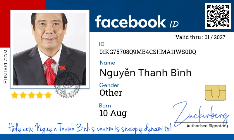 Facebook ID Card