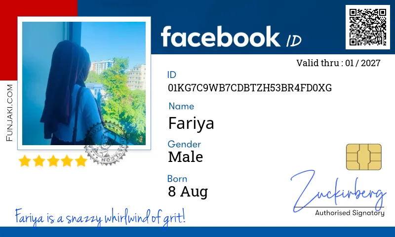Facebook ID Card
