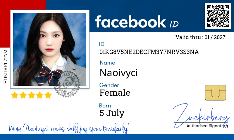 Facebook ID Card