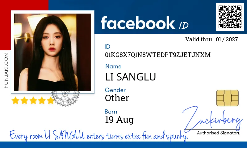 Facebook ID Card