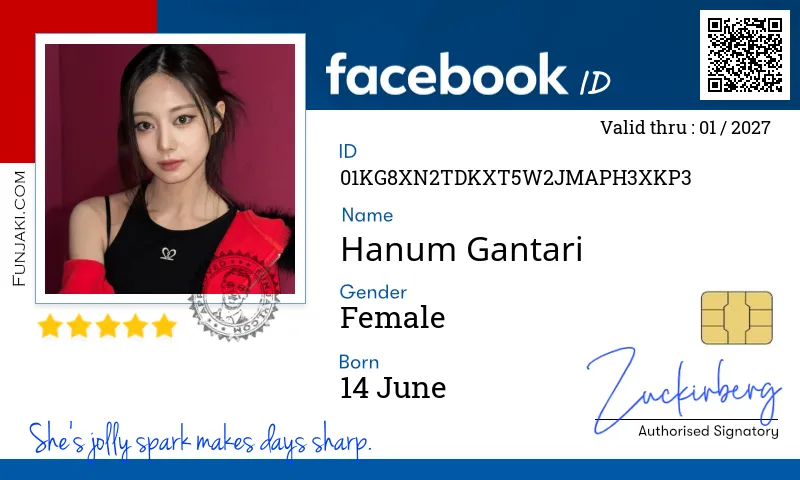 Facebook ID Card