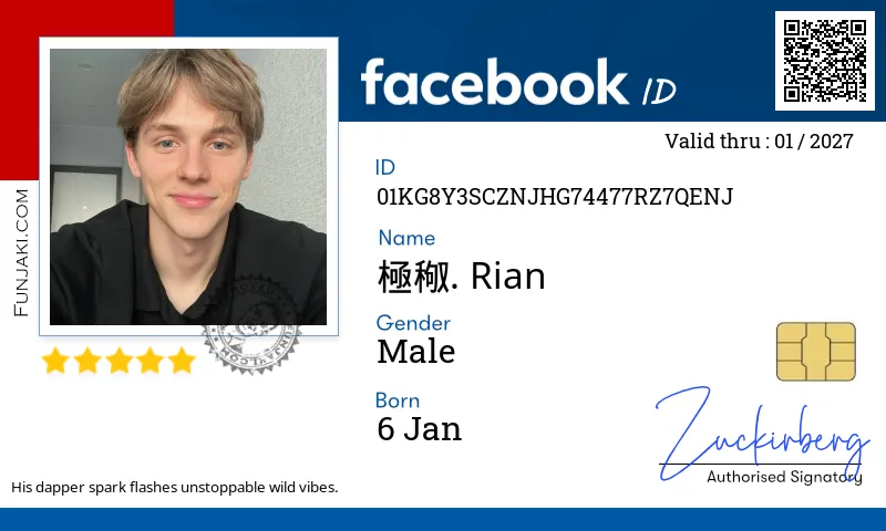 Facebook ID Card