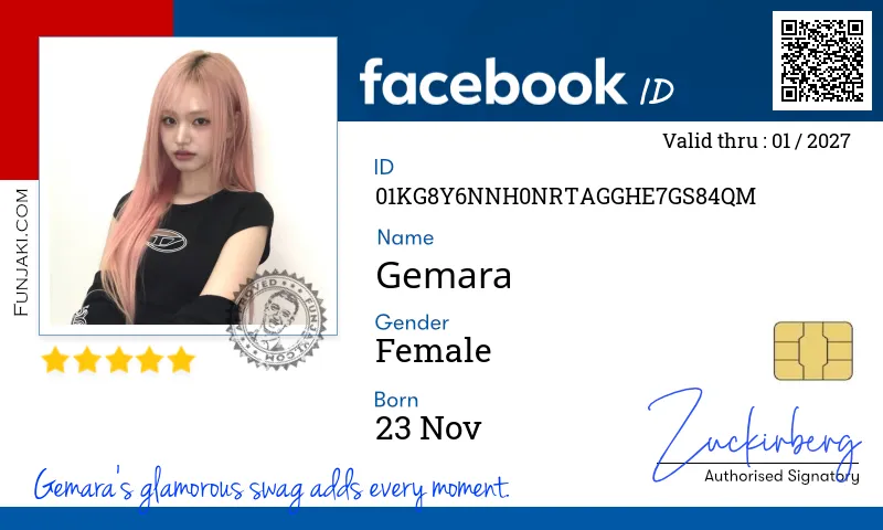 Facebook ID Card
