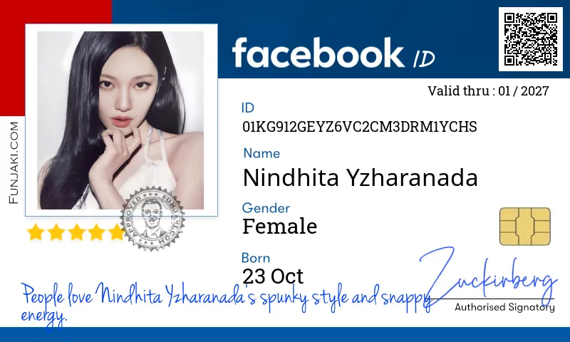 Facebook ID Card