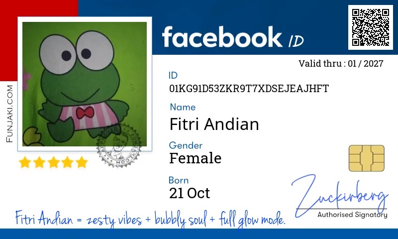 Facebook ID Card