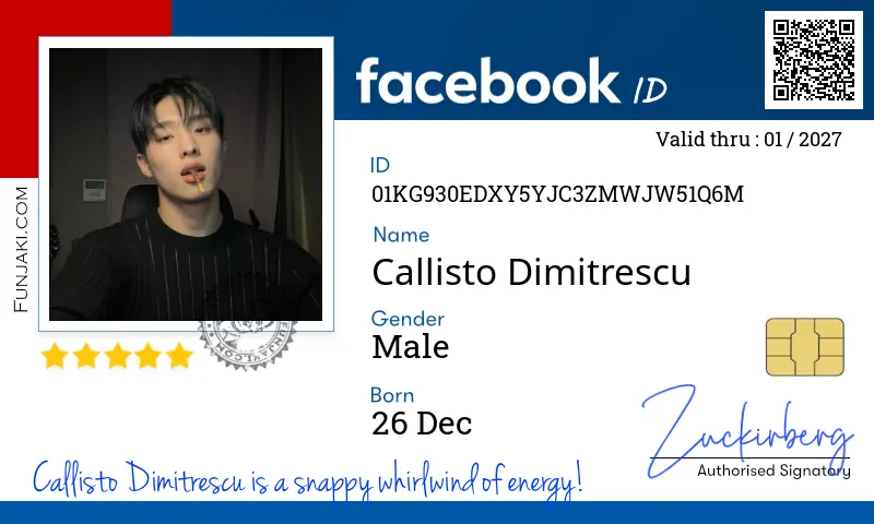 Facebook ID Card