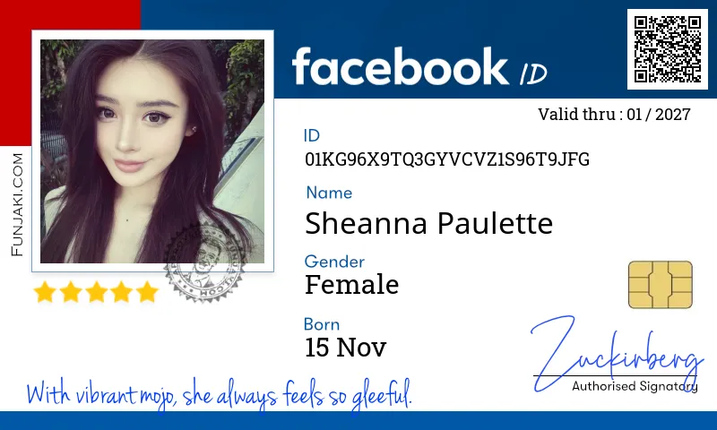 Facebook ID Card