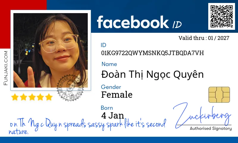 Facebook ID Card