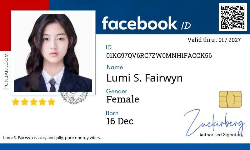 Facebook ID Card