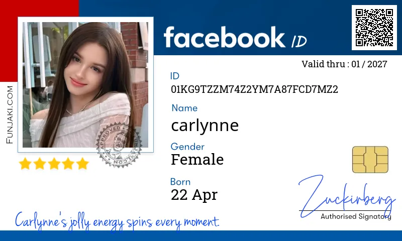 Facebook ID Card
