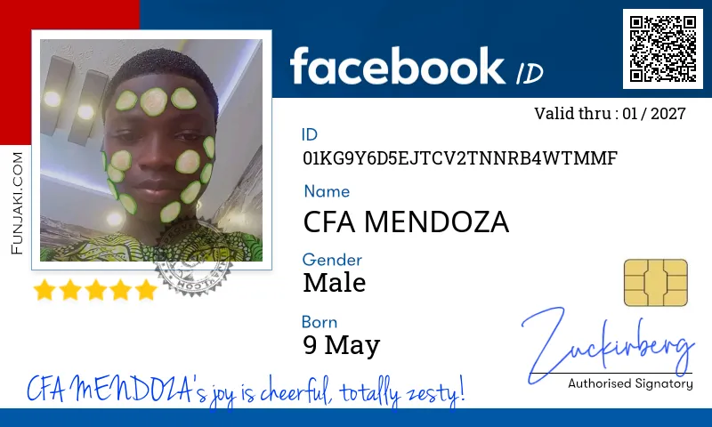 Facebook ID Card