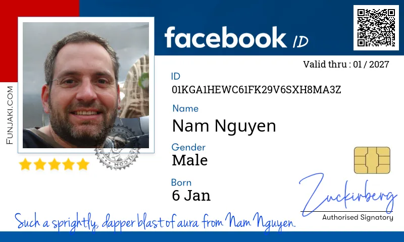 Facebook ID Card