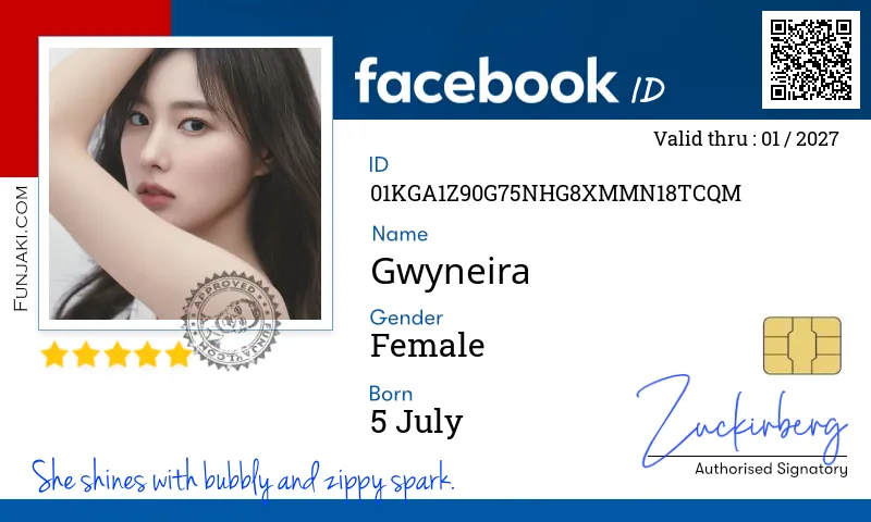 Facebook ID Card