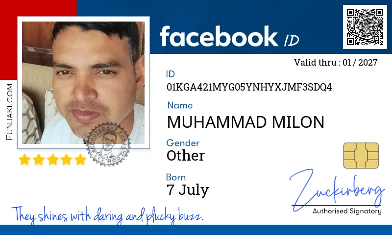 Facebook ID Card