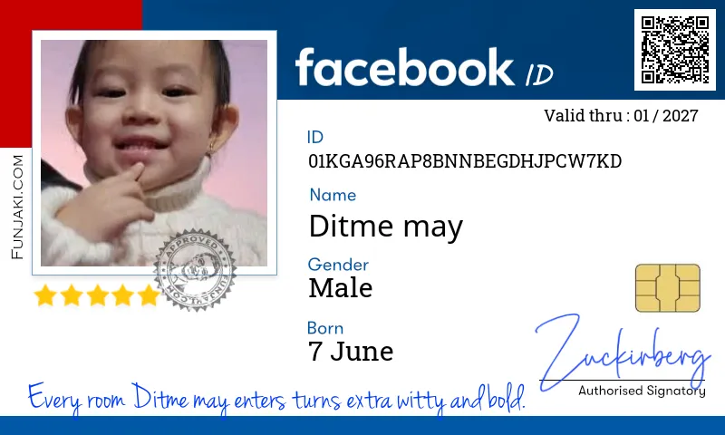 Facebook ID Card