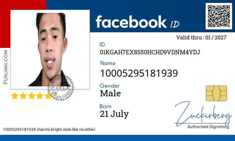 Facebook ID Card