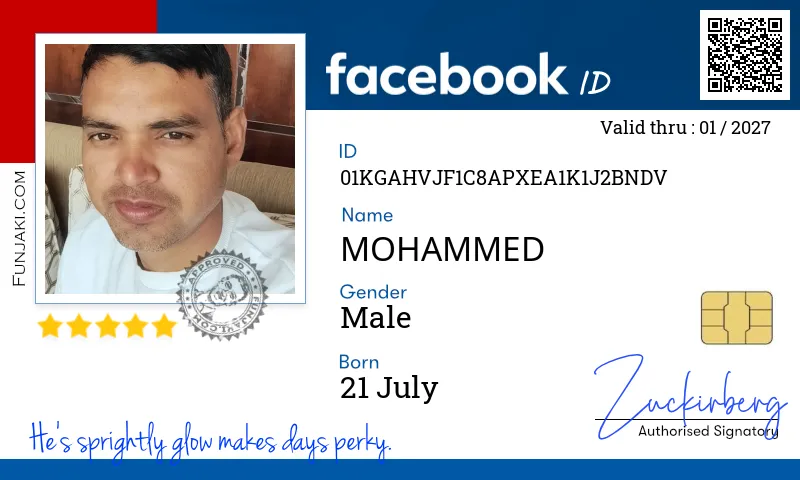 Facebook ID Card