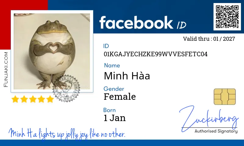 Facebook ID Card