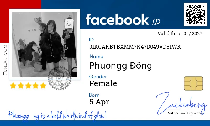 Facebook ID Card