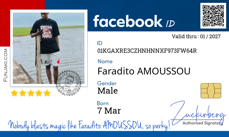 Facebook ID Card