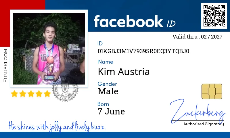 Facebook ID Card