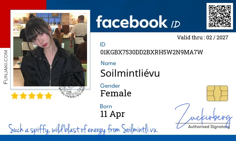 Facebook ID Card