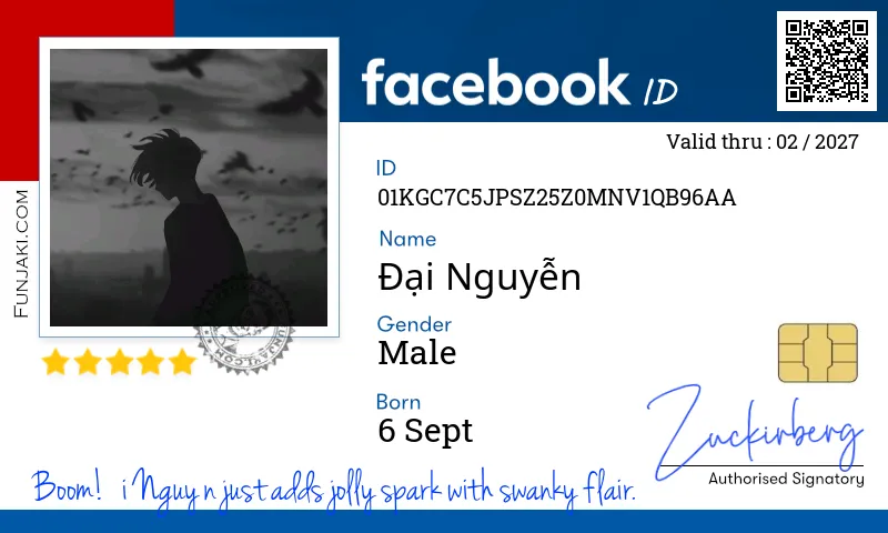 Facebook ID Card