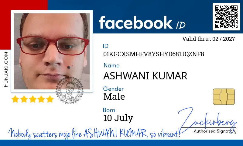 Facebook ID Card