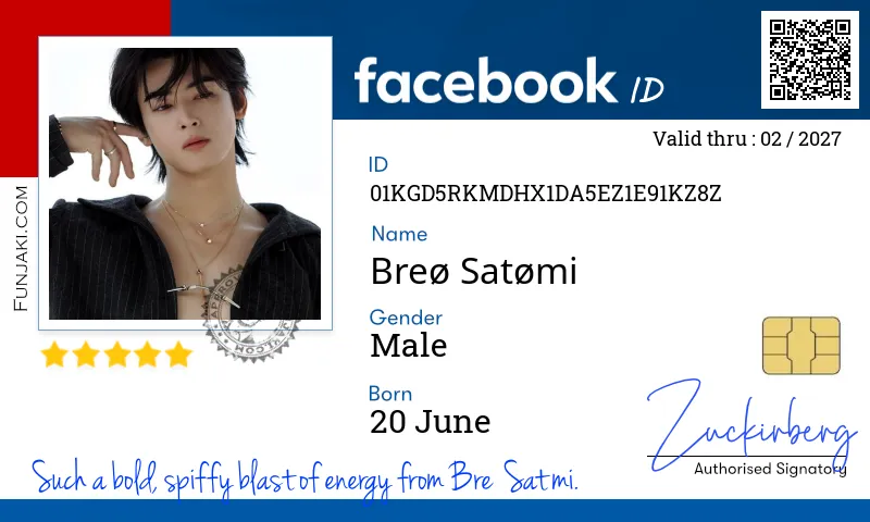 Facebook ID Card