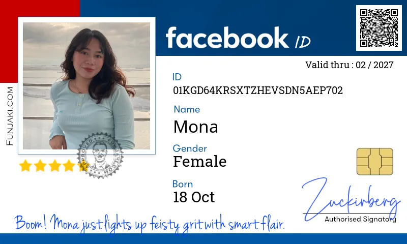 Facebook ID Card