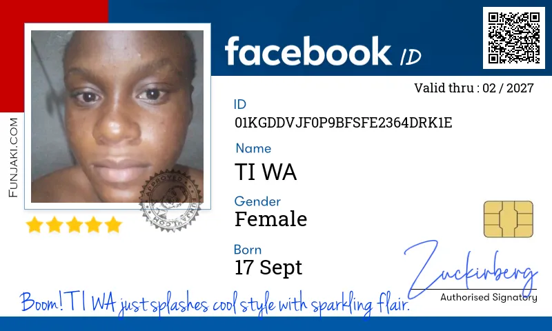 Facebook ID Card