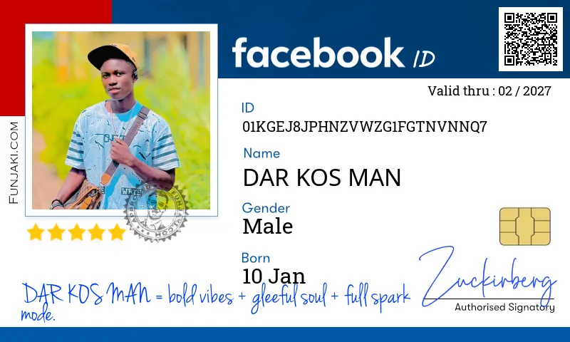 Facebook ID Card